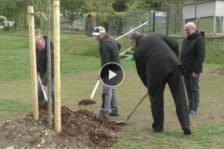 Waldthurn: Baumpflanzaktion „Streuobstwiese“ Video von der Baumpflanzaktion
